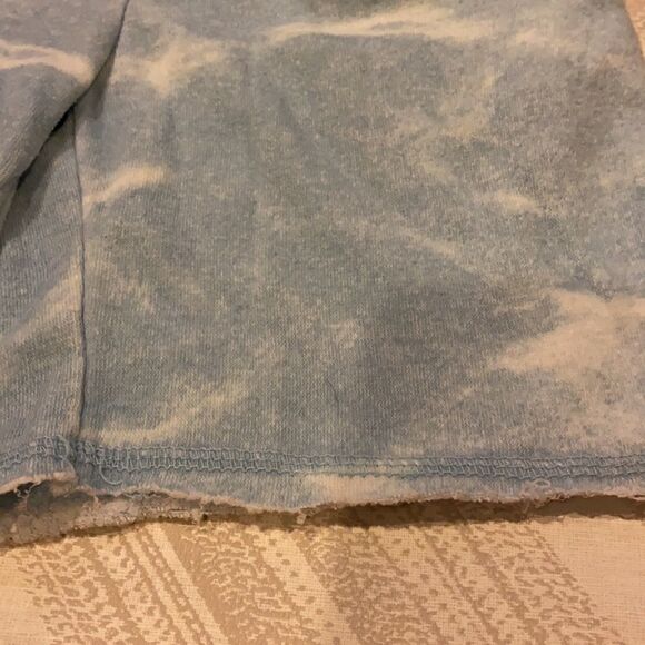 Vintage Havana Lt Blue Tie-Dye Boys Sweat Shorts - Picture 2 of 7